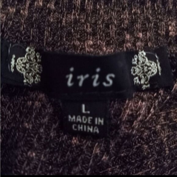 IRIS PINKISH BROWN BODYCON KEYHOLE DRESS SZ.L EUC - Picture 4 of 6